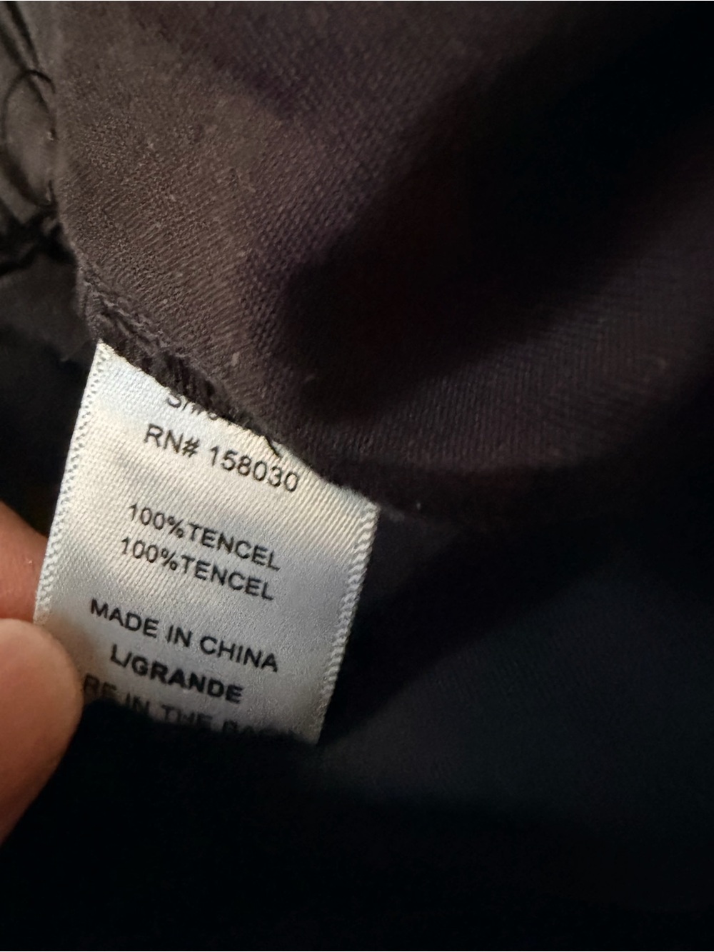 Love Tree Black Drawstring Wide leg Pants - Picture 5 of 5